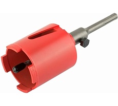 Коронка кольцевая алмазная безударная по бетону 68 мм, в сборе КУРС 33475