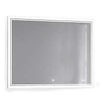 Зеркало Jorno Slide 105 см, с подсветкой и часами