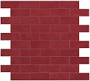 Мозаика Atlas Concorde Boost Red Minibrick 30,5x30,5 см, 9BMQ
