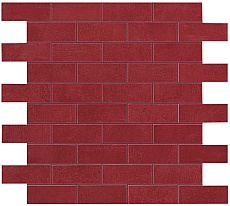 Мозаика Atlas Concorde Boost Red Minibrick 30,5x30,5 см, 9BMQ