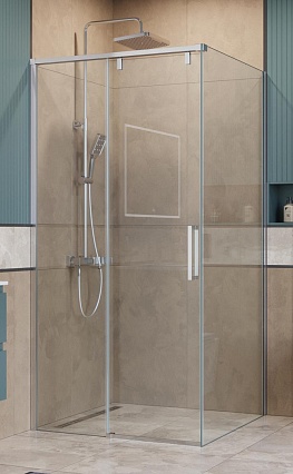 Душевой уголок BelBagno SOFT_CLOSE-1-A-1-100-C-Cr 100x100 прозрачный, хром