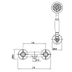 Смеситель для душа M&Z Epoca EPC01501 хром