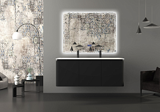 Мебель для ванной Cezares Stylus 140 см Nero grafite