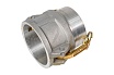 Камлок соединение типа B (2.5"; розетка; наружная резьба BSP; алюминий) TITAN LOCK TL250BAL