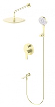 Душевой набор Wonzon&Woghand Brilliant WW-88939079-BG брашированное золото