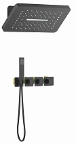 Душевой набор Timo Petruma SX-5249/03SM с термостатом, черный