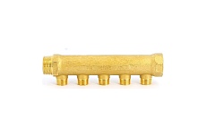 Коллектор Tiemme 5 отводов, 1&quot;х1/2(16) (латунь) 1910011 / 1925G060405