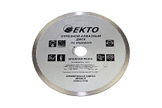 Диск алмазный отрезной сплошной по керамике (200х8х25.4х1.7 мм) EКТО CD-501-200-017