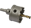 Коронка твердосплавная с центрирующим сверлом по металлу 54 мм Vertextools 1819-54