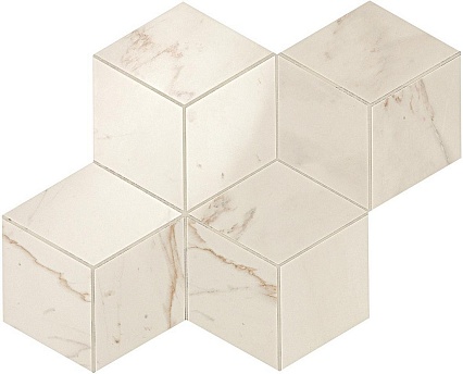 Мозаика Atlas Concorde Marvel Pro Cremo Delicato Mosaico Esagono Lappato 30x35 см, ADVM