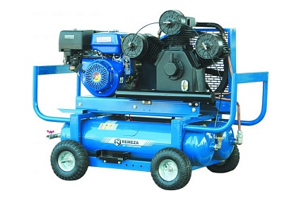Бензиновый компрессор c электростартером Remeza СБ 4/С-90 V90 SPE390E