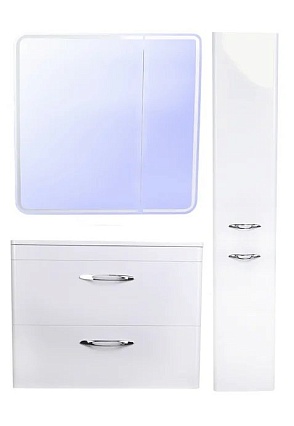 Мебель для ванной Style Line Каре Люкс 80 см белый