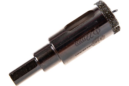 Коронка алмазная по керамике и кафелю с центрирующим сверлом (22 мм) TRIO-DIAMOND 400022