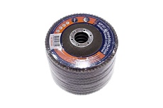 Круг шлифовальный лепестковый торцевой 115x22 мм, Р80, 10 шт РОССНА Р861222