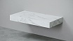 Столешница под раковину Velvex Unit 100 см, без выреза, белый мрамор st.UNI.100-630