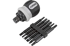 Реверсивная отвертка Forsage с набором специальных бит, в блистере F-32807MR(51770)