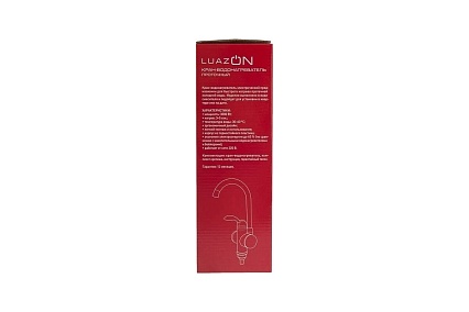 Кран-водонагреватель Luazon LHT-02 проточный, 3 кВт, 220 В, белый 4104623