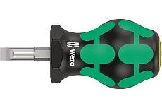 Шлицевая отвертка WERA 335 stubby короткая SL .2x6.5x25 мм WE-008843