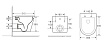 Комплект Weltwasser 10000011511 унитаз Salzbach 043 GL-WT + инсталляция Marberg 410 + кнопка Mar 410 SE GL-WT