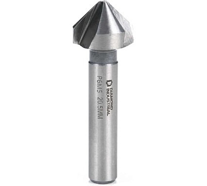 Зенковка по металлу 20,5 мм P6M5 конус 90 гр. DIN 335 Diamond Industrial DIDZM205