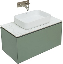 Мебель для ванной Allen Brau Infinity 85 см, 1 ящик, cement grey matt