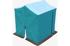 Палатка сварщика шатер-компакт. ткань ТОнМВО, ткань ПВХ МногоТентов 7SHK2x2MWO_PVC