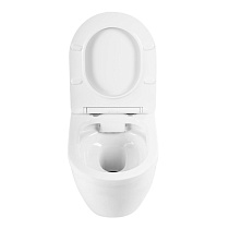 Подвесной унитаз BelBagno Loto BB070CHR/SC/BB002-80/BB018-GV-BIANCO комплект 4в1