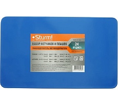 Набор метчиков и плашек для нарезания резьбы Sturm 1065-03-S24
