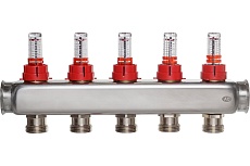 Коллектор ColSys p878 5 выходов из нержавеющей стали с расходомерами P187811505