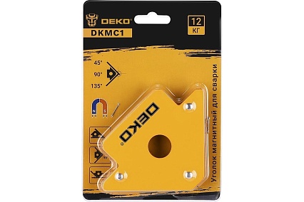 Уголок магнитный для сварки DKMC1 (45/90/135 градусов; 12 кг) Deko 065-0640