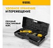 Домкрат гидравлический подкатной Denzel 2 т, 135-385 мм, в пластиковом кейсе 51231