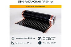 Комплект теплого пола с сенсорным программируемым терморегулятором Манотек 9 м² infra_9_e91