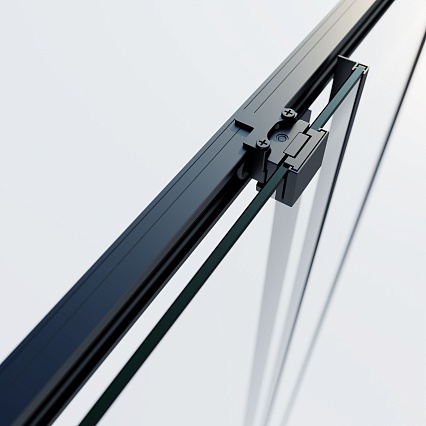 Душевой уголок Vincea Soft 2 VSS-3SO2900CLB 90x90 черный, прозрачное