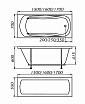 Акриловая ванна 1MarKa Classic 170x70 А