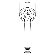 Душевая лейка WasserKRAFT A120 хром