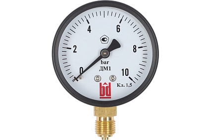 Манометр ДМ 1 Т2 063 Р (0-10) бар, кл.1.5, G1/4" BD 1151100011