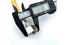 Газовый шланг TUBOFLEX 1/2&quot; ВР/ВР, 1.5 м, желтый 4828407