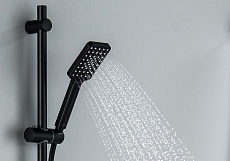 Душевой гарнитур Aquatek Лира AQ2018MB черный матовый