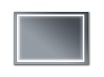 Зеркало Бриклаер Эстель-2 120 см с подсветкой, на взмах руки, 4627125414329
