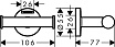 Крючок Hansgrohe Logis Universal 41725000