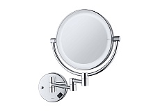 Зеркало косметическое Aquatek AQ4912CR с подсветкой, хром
