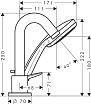 Смеситель на борт ванны Hansgrohe Logis 71313000