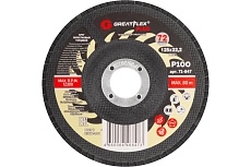 Круг лепестковый торцевой Plus 72 лепестка, 125x22.2 мм, P100 Greatflex 71-847