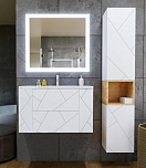 Мебель для ванной Бриклаер Кристалл 90 см белый