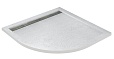 Поддон для душа Cezares TRAY-AS-R-80-30-W 80x80 из мрамора, белый