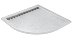 Поддон для душа Cezares TRAY-AS-R-80-30-W 80x80 из мрамора, белый