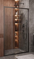 Душевая дверь Cezares MOLVENO-BF-3-120-C-GM-IV 120x195, прозрачная, оружейная сталь