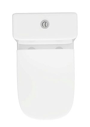 Унитаз-компакт Aquatek Optima Square AQ4451-00 безободковый, смыв торнадо, с микролифтом