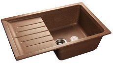 Кухонная мойка GranFest Level GF-P760L 76 см терракот