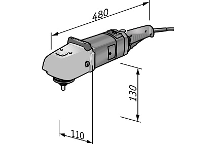 Полировальная машина с кожухом и рукояткой Flex LK 602 VR 258580